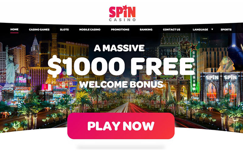 spin casino screen 1